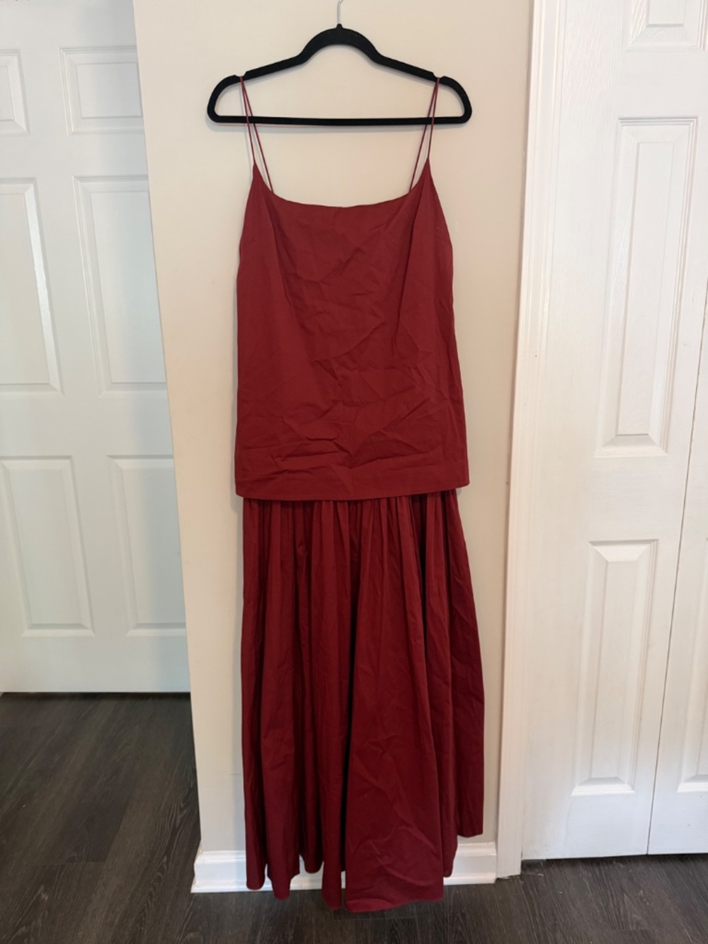 STAUD Ari Drop Waist dress
